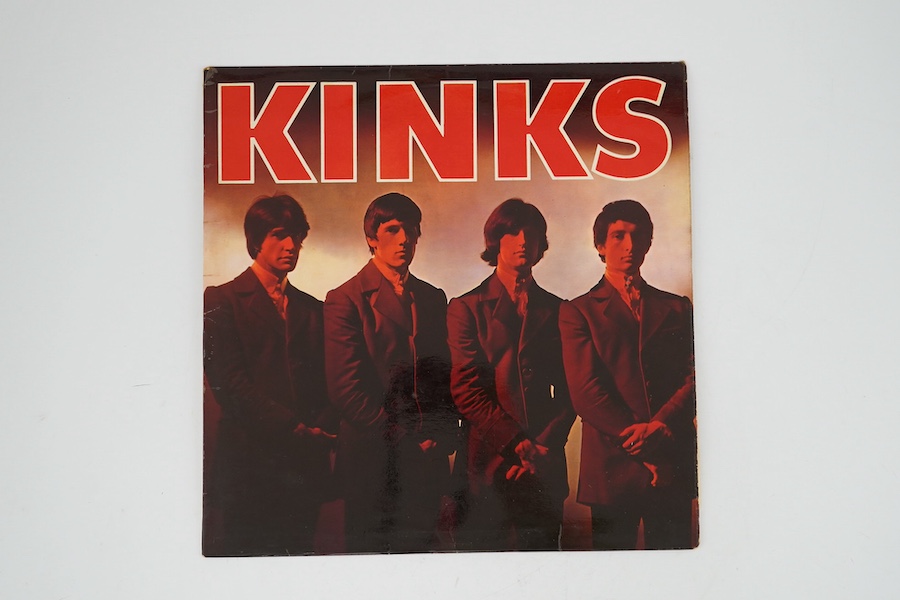 Three Kinks LP record albums; Kinks on Pye NSPL.83021, The Kink Kontroversy on NPL.18131, Arthur on Pye NSPL 18317 with insert. Condition - fair